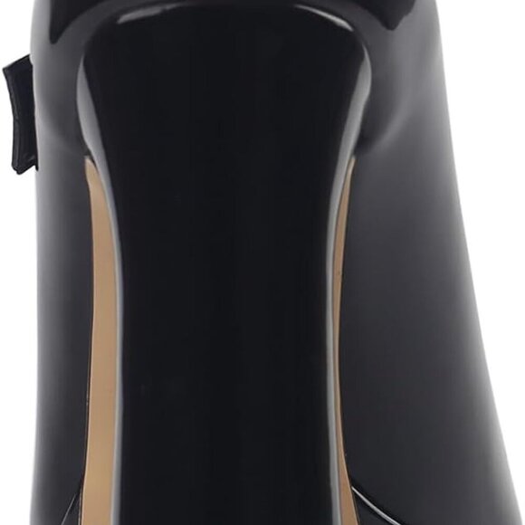 Women's Patent Leather Chunky Platform Mary Jane Pumps 5 Inch Block Heel - Picture 3 of 7